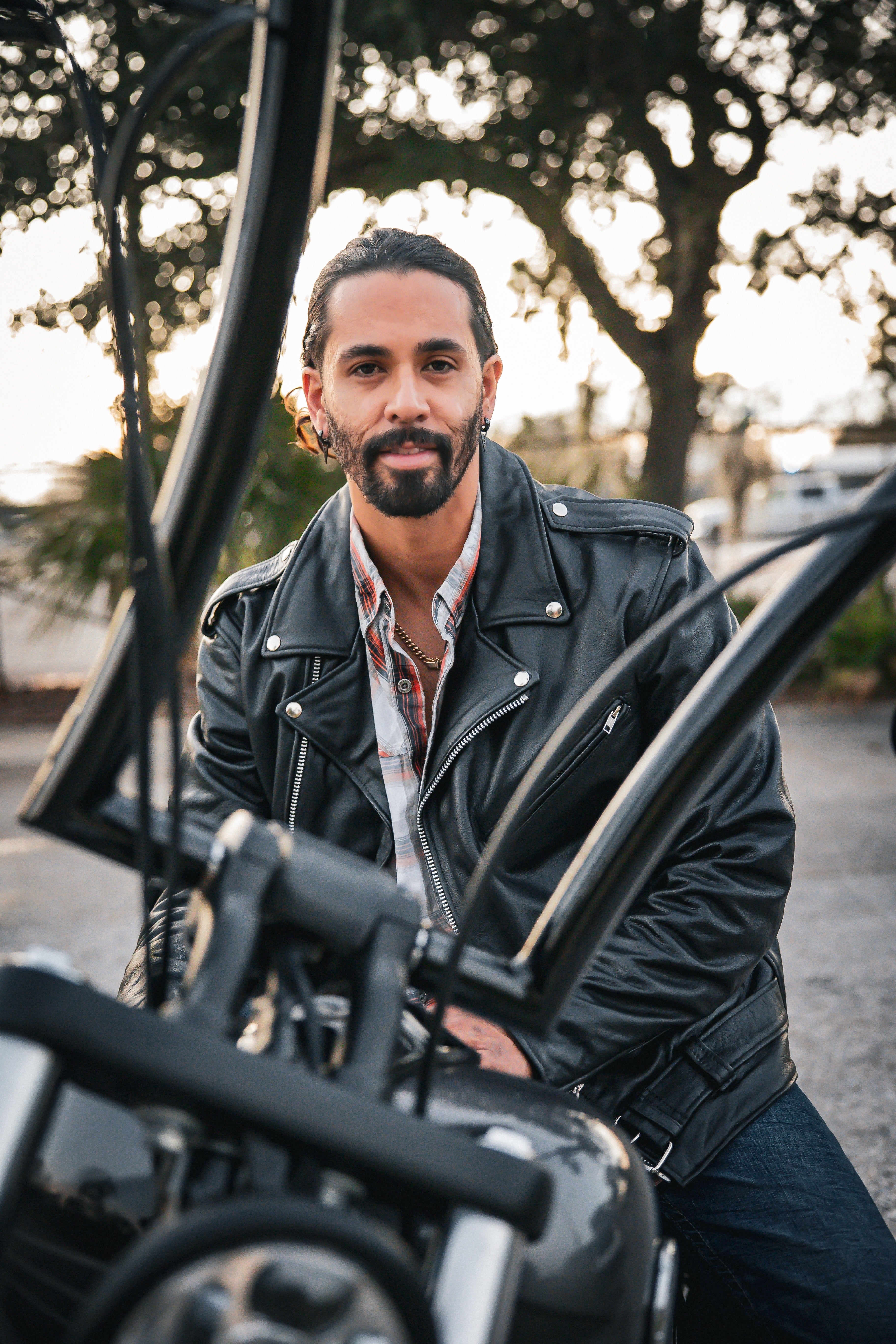 010.ZO - Mens Motorcycle Biker Leather Jacket– Unik Just for