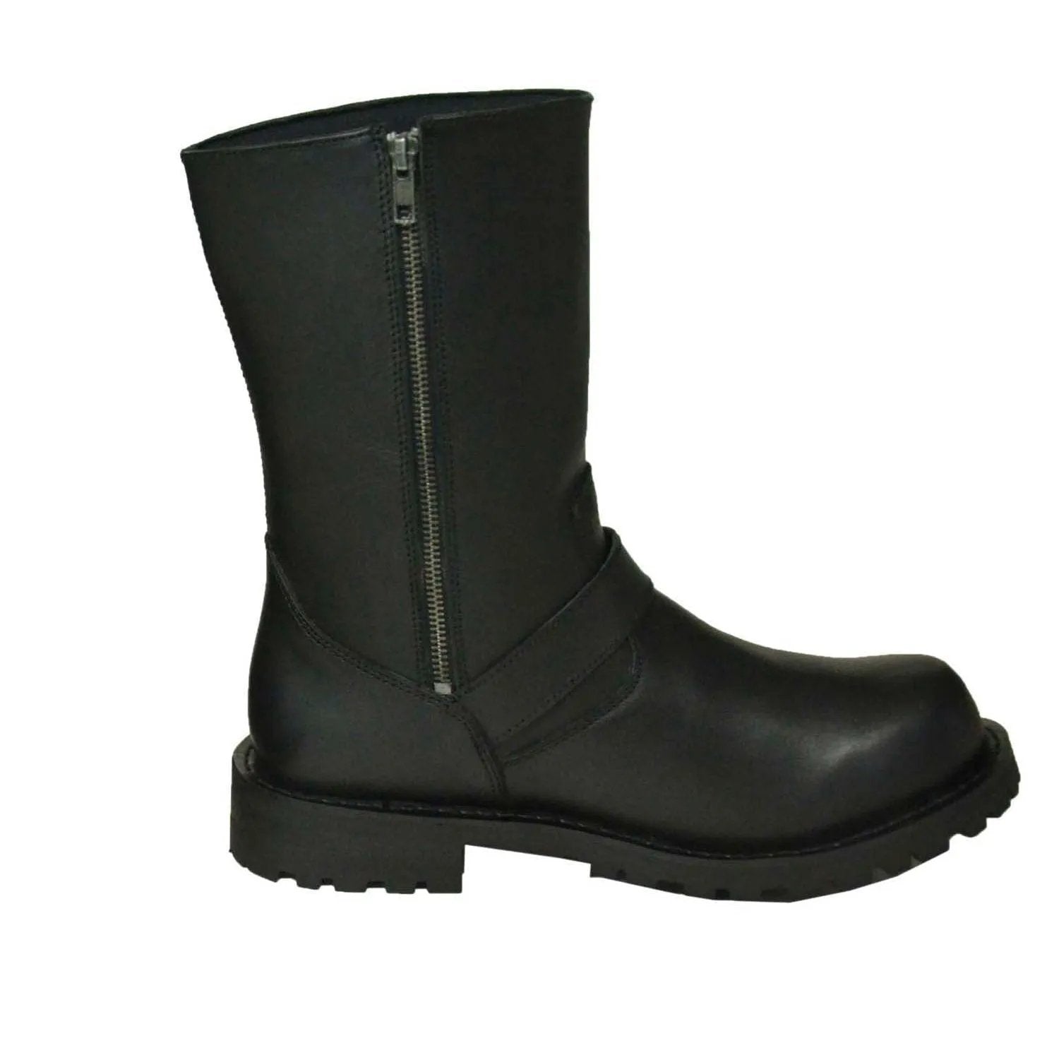 10001.00 - Mens Motorcycle Biker Leather Boots - Unik International Inc