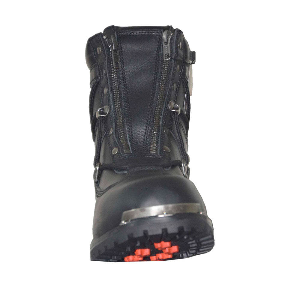 These motorcycle leather boots are crafted for the discerning rider who demands both style and functionality. Built to withstand the rigors of the open road while providing unparalleled comfort, they are a testament to quality craftsmanship and modern design.