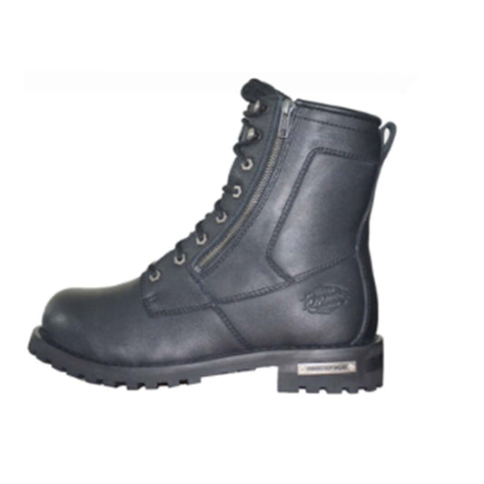 10011.00 - Mens Motorcycle Biker Leather Boots - Unik International Inc