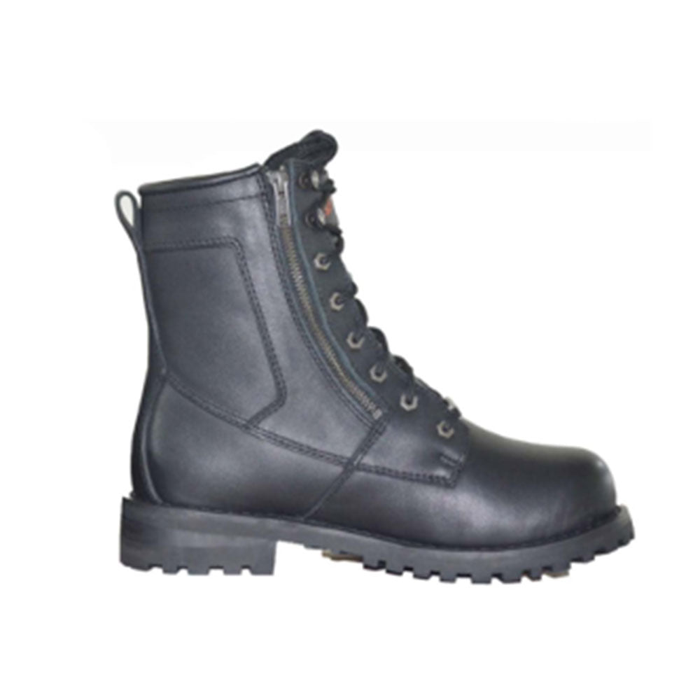 10011.00 - Mens Motorcycle Biker Leather Boots - Unik International Inc