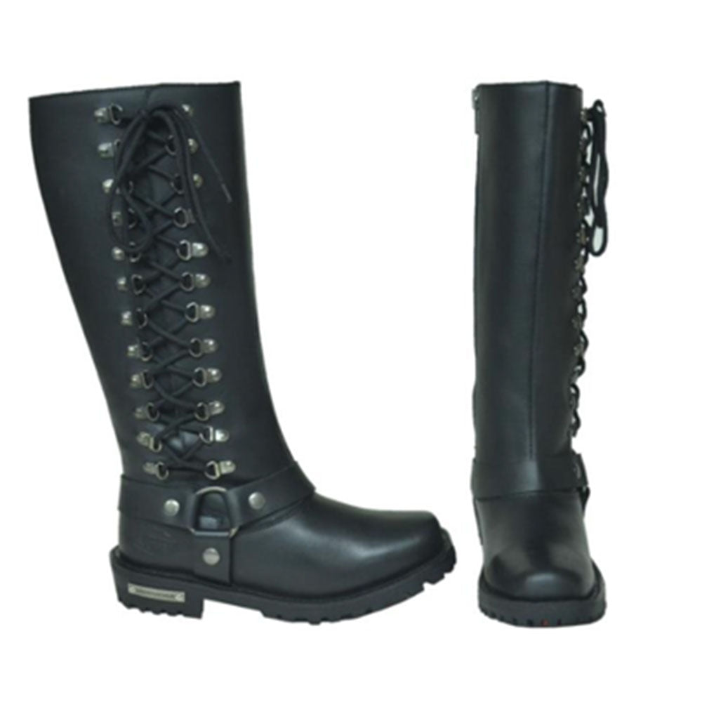 These motorcycle leather boots are crafted for the discerning rider who demands both style and functionality. Built to withstand the rigors of the open road while providing unparalleled comfort, they are a testament to quality craftsmanship and modern design.