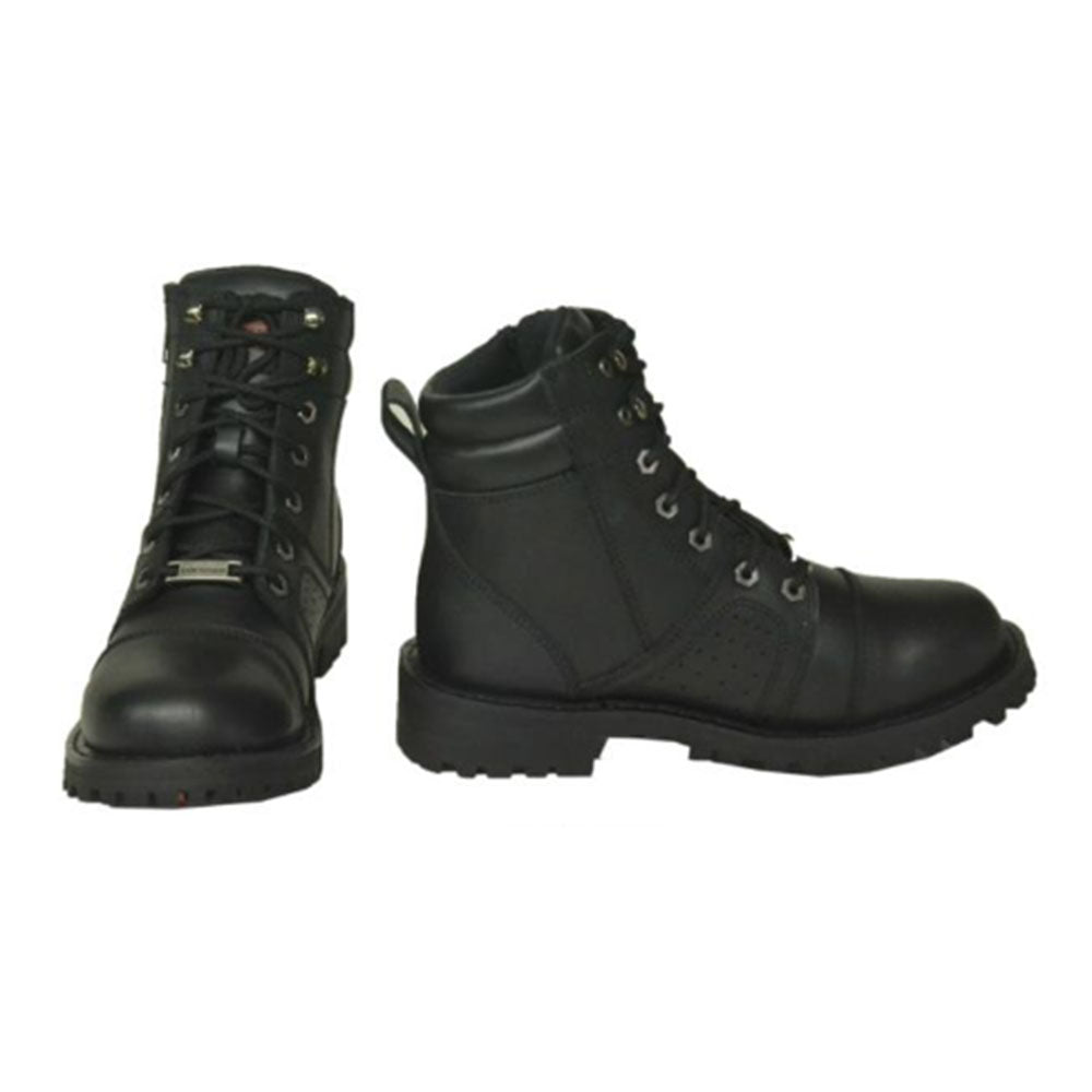 These motorcycle leather boots are crafted for the discerning rider who demands both style and functionality. Built to withstand the rigors of the open road while providing unparalleled comfort, they are a testament to quality craftsmanship and modern design.