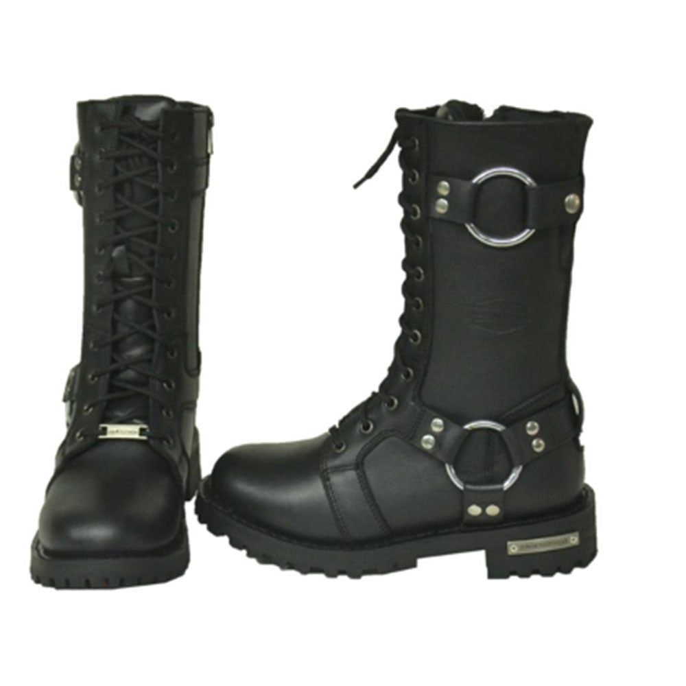 These motorcycle leather boots are crafted for the discerning rider who demands both style and functionality. Built to withstand the rigors of the open road while providing unparalleled comfort, they are a testament to quality craftsmanship and modern design.