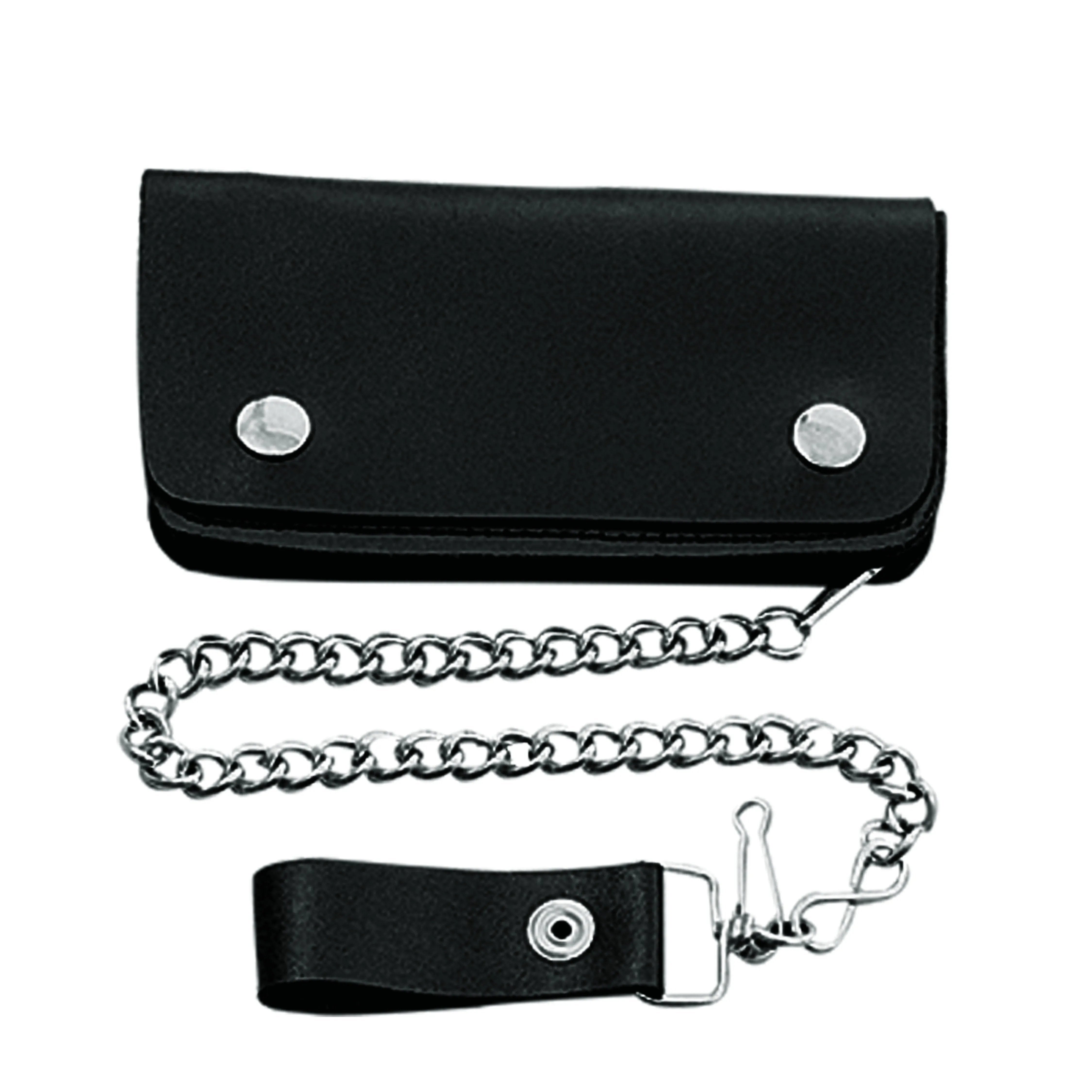Elevate your biker style with the Biker Chain Wallet, a rugged accessory that blends functionality with distinctive flair.