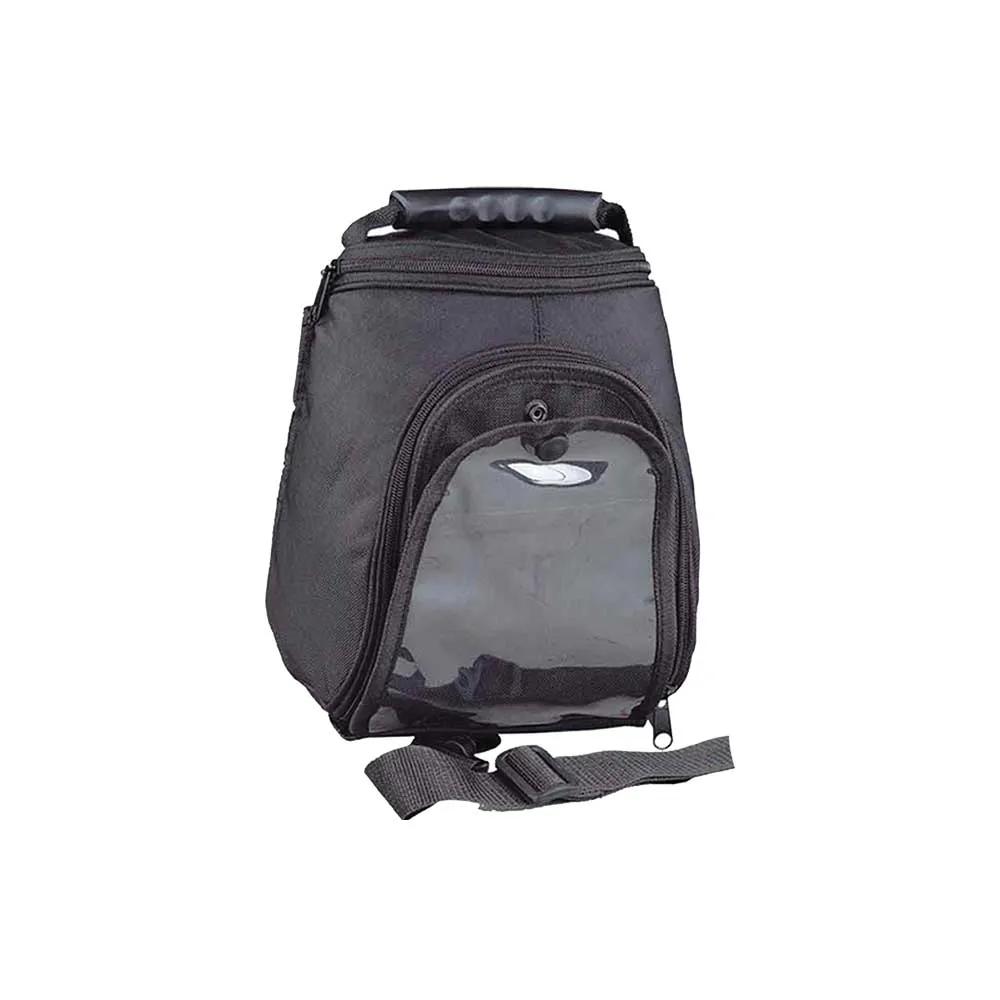 The Magnetic Tank Bag by Unik blends robust cowhide leather craftsmanship with a streamlined design.