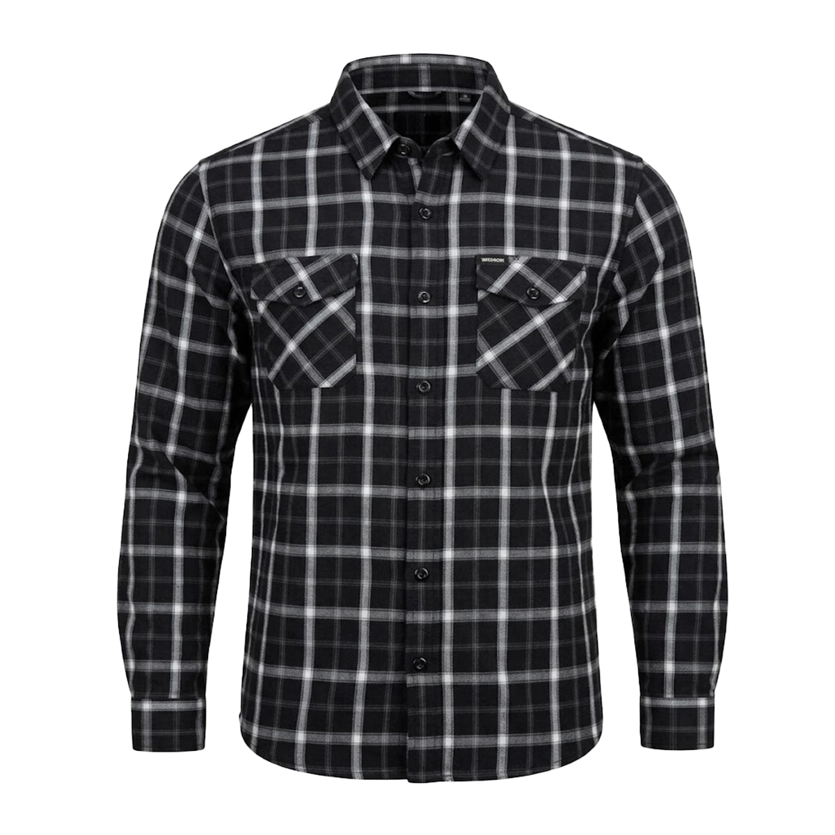 Iron Oak - Men's Long Sleeve Motorcycle Flannel Shirt
