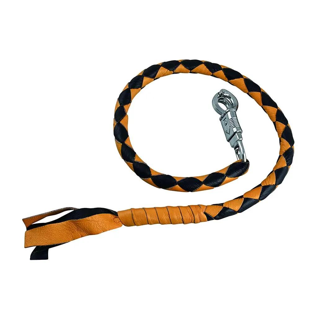 Elevate your riding experience with our meticulously crafted biker get back whips, expertly fashioned from premium cowhide leather.