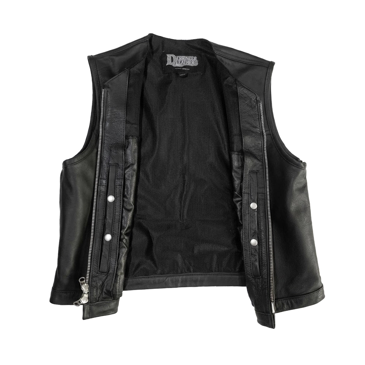 Hardline - Men's Premium Leather Motorcycle Vest