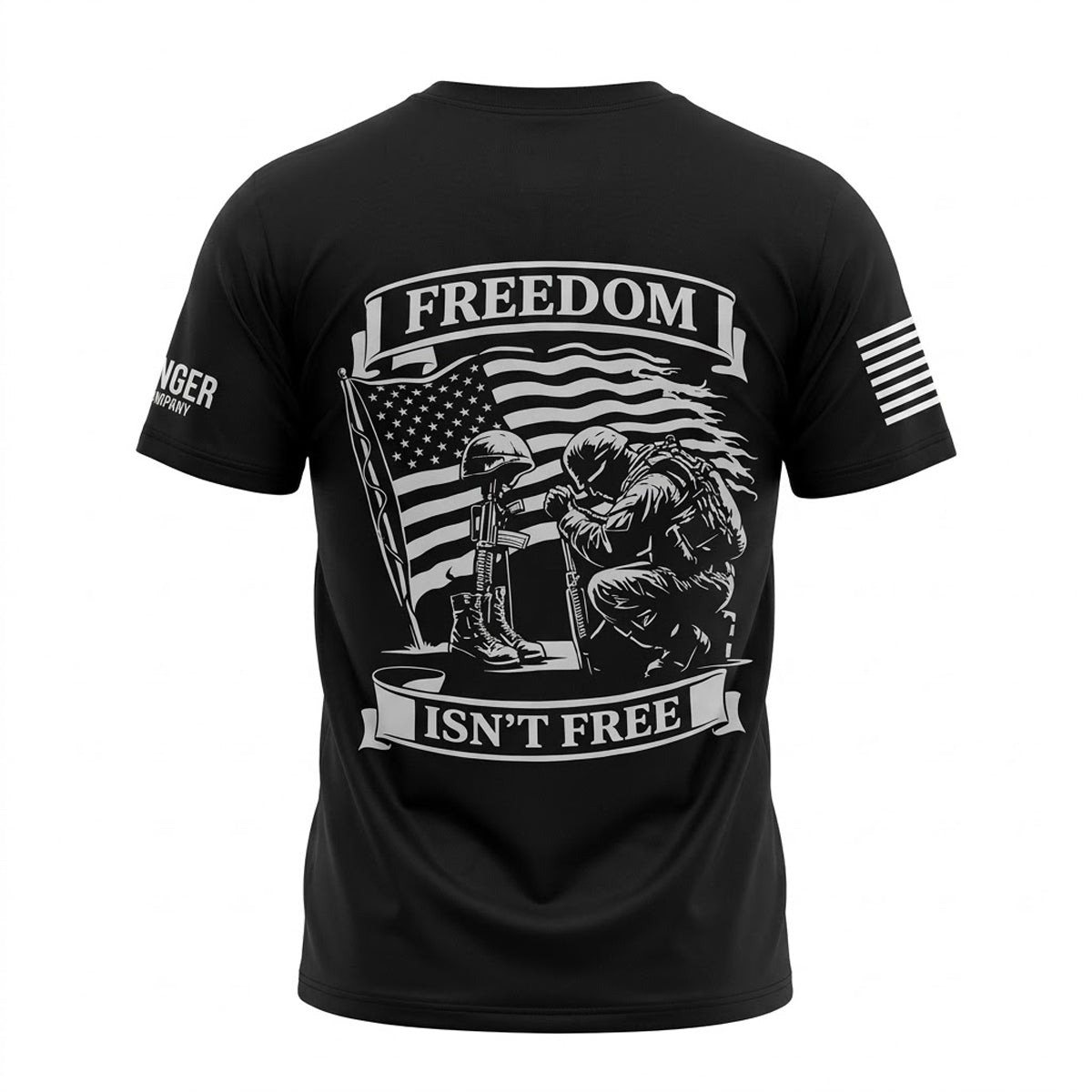 Freedom Isn't Free - Men's Patriot Biker T-Shirt