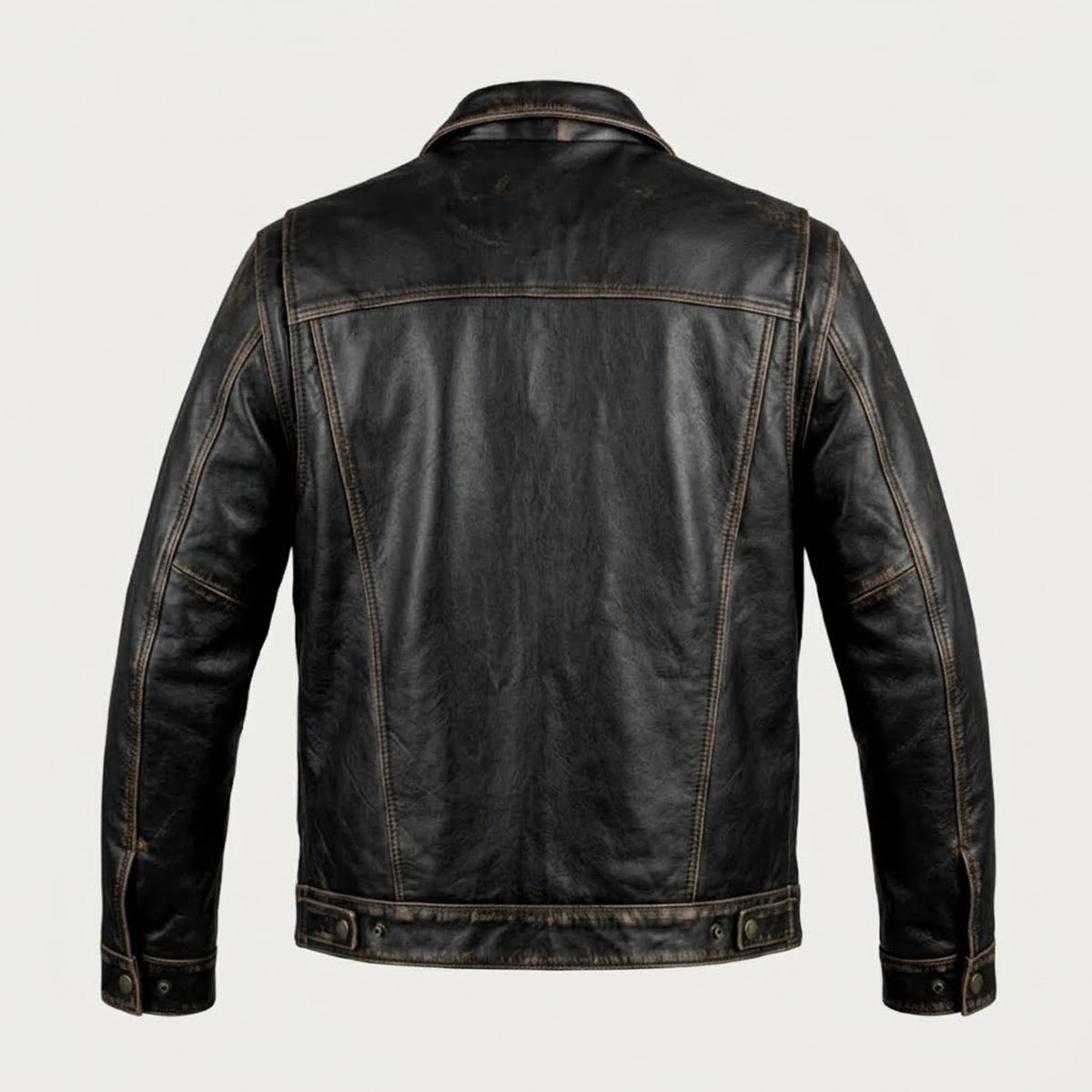 Ranger - Men's Jean Style Leather Motorcycle Jacket