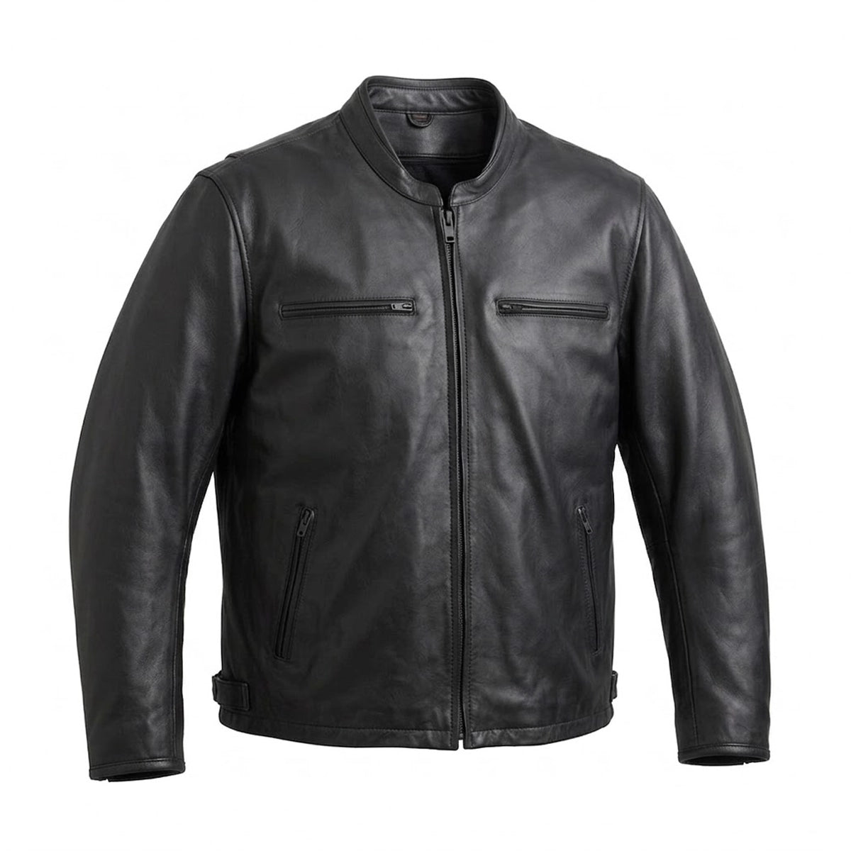 Black Iron - Men's Motorcycle Leather Jacket
