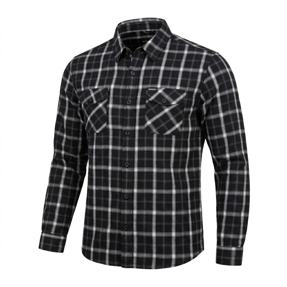 Iron Oak - Men's Long Sleeve Motorcycle Flannel Shirt