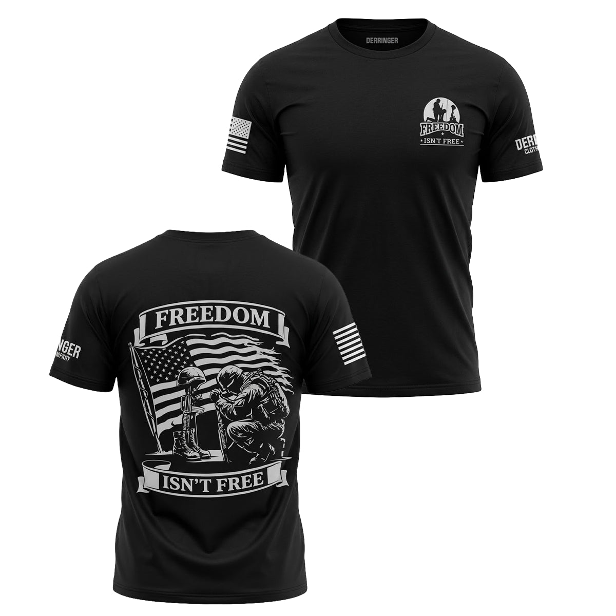 Freedom Isn't Free - Men's Patriot Biker T-Shirt