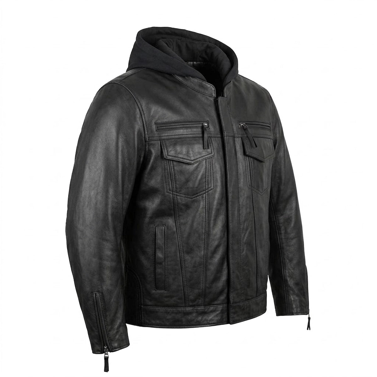 Dragon - Men's Premium Leather Motorcycle Jacket