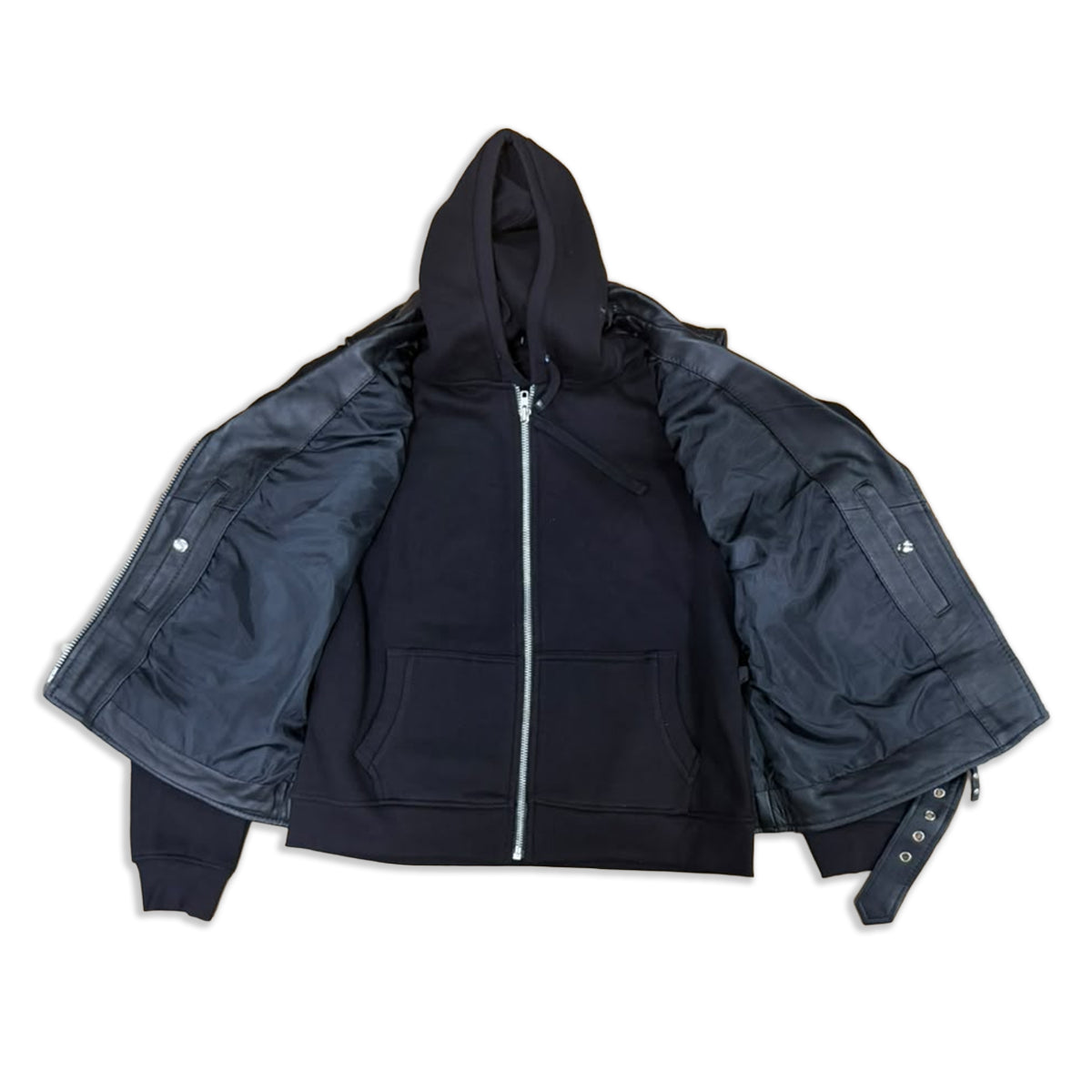 Ladies Premium Black Leather Jacket