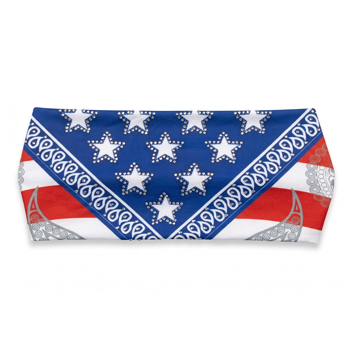Ladies Headband - USA Flag Liner Design