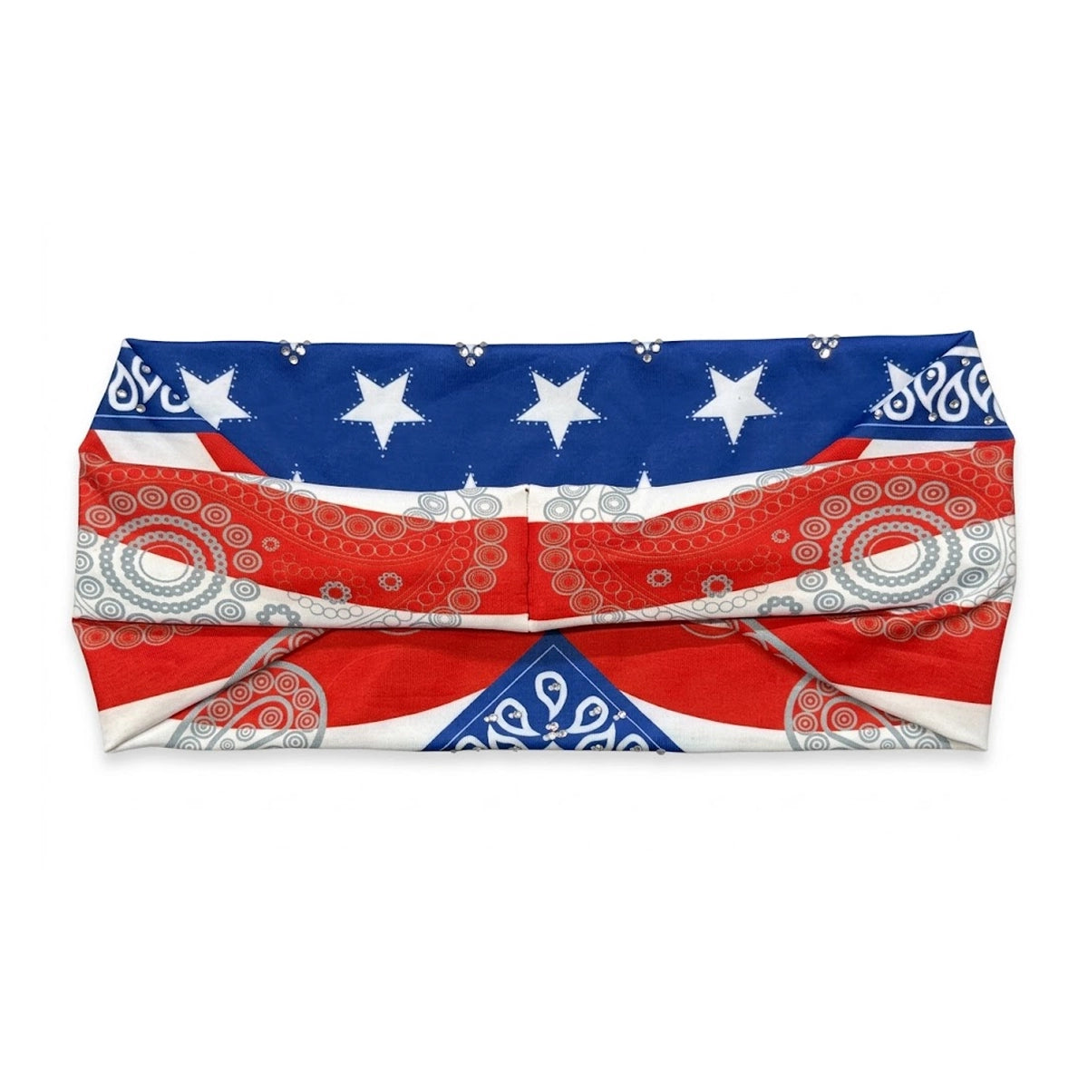 Ladies Headband - USA Flag Liner Design