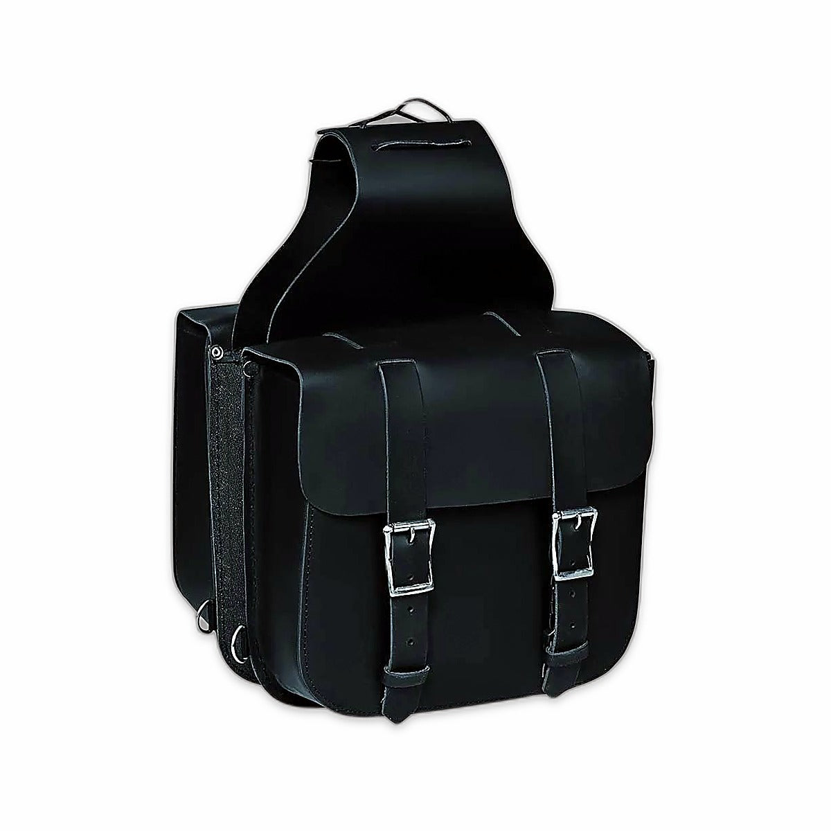 AI-Enhanced v1 — 12 x 12 x 4.5 - Leather Saddle Bag