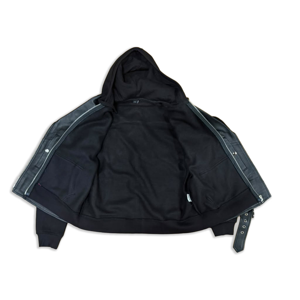 Ladies Premium Black Leather Jacket