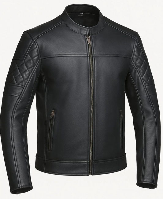 Elevate your wardrobe with the Style # 6922.00 Men's Ultra Leather Jacket from Unik Ultra. Crafted from durable cowhide leather in classic black, this jacket combines timeless style with essential functionality