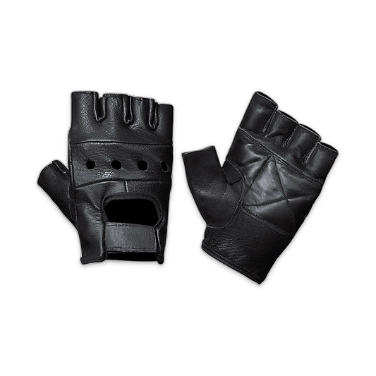 AI-Enhanced v1 — 1200.AO - Mens Fingerless Leather Gloves