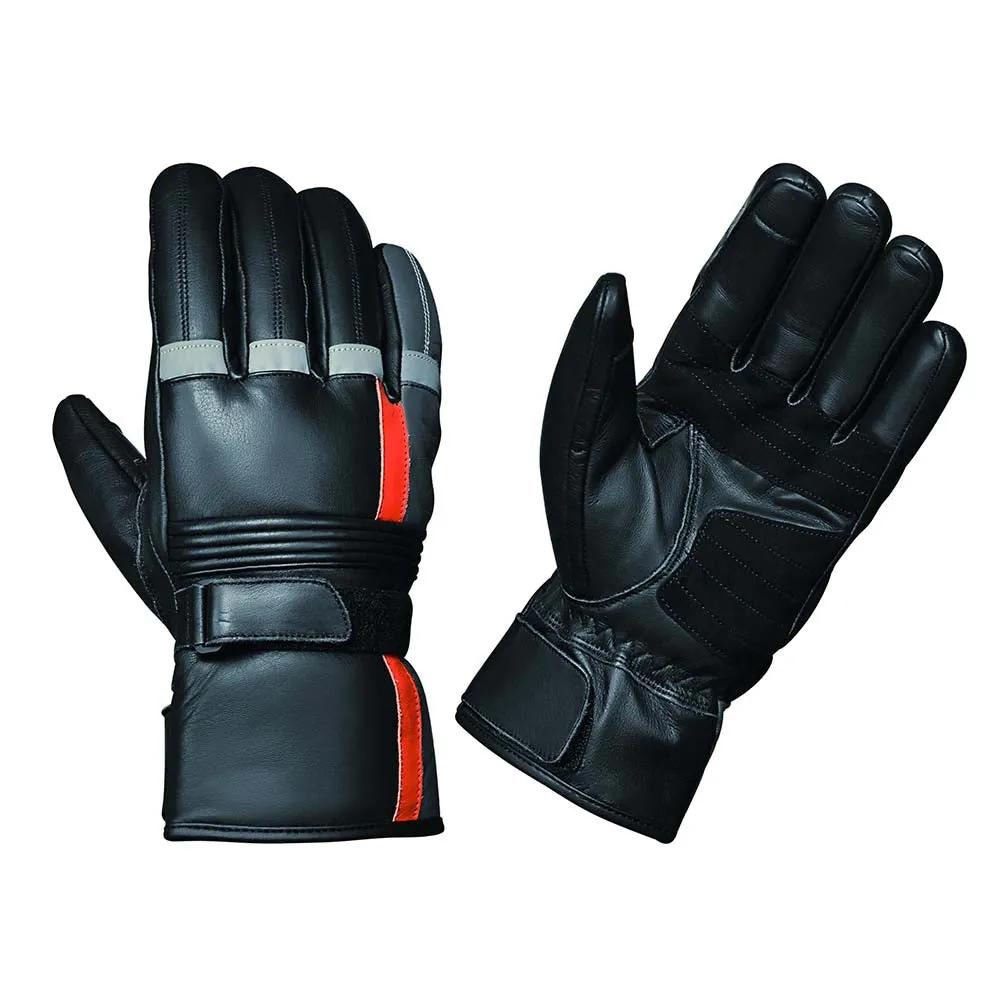 Crafted from premium cowhide leather, they feature a full gauntlet design for extended coverage.