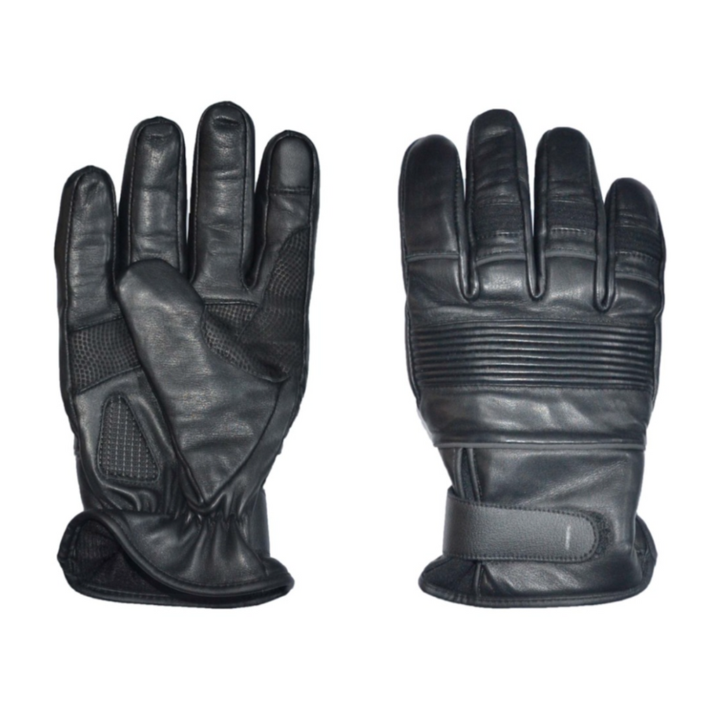 Crafted from durable cowhide leather, they offer enhanced abrasion resistance. Featuring adjustable wrist closures, these gloves provide comfort and functionality for various activities.