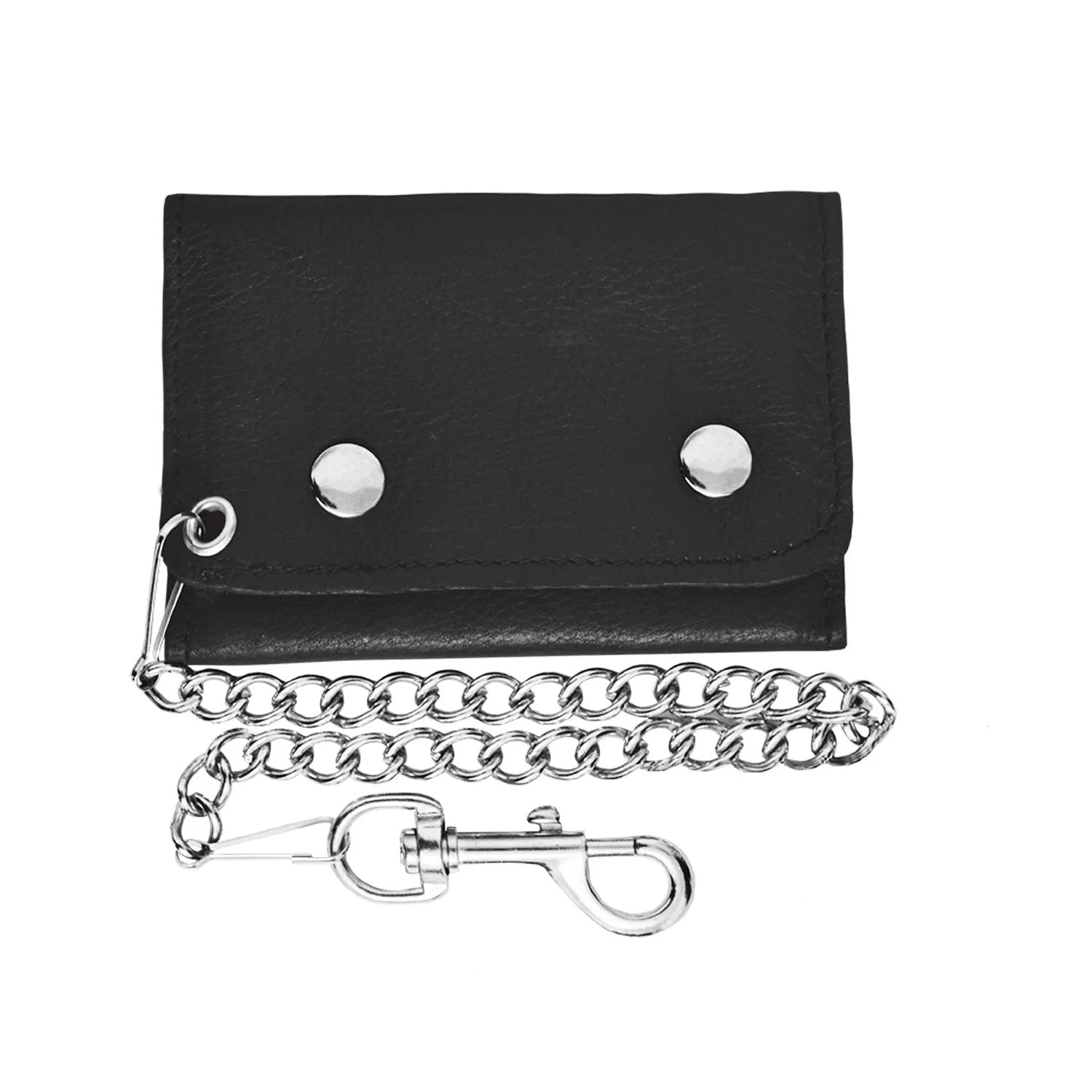 Stylish Black Biker Chain Wallet