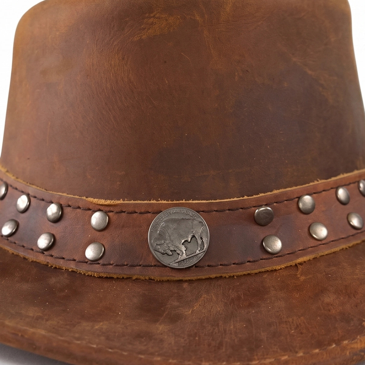 Mens Brown Cowboy Hat - Classic Western
