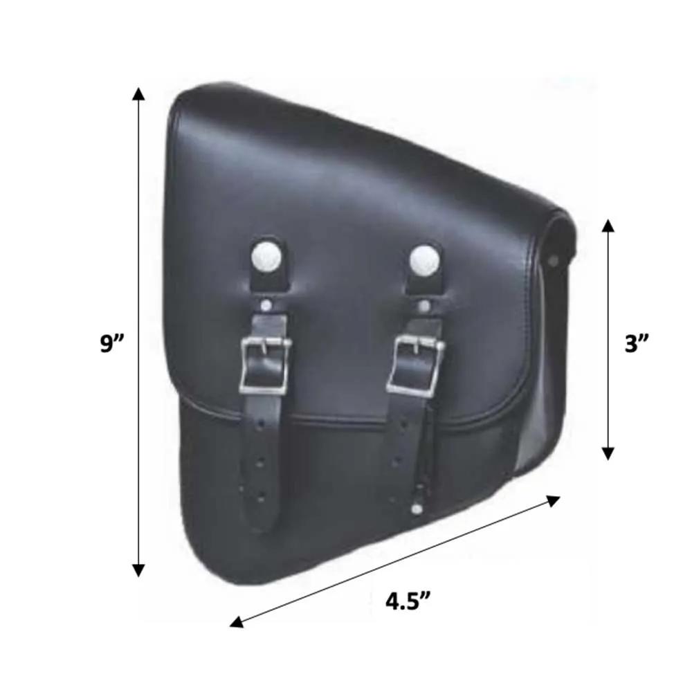 The Style # 9554.00 PVC swing arm bag by Unik offers practicality and modern design for motorcycle enthusiasts