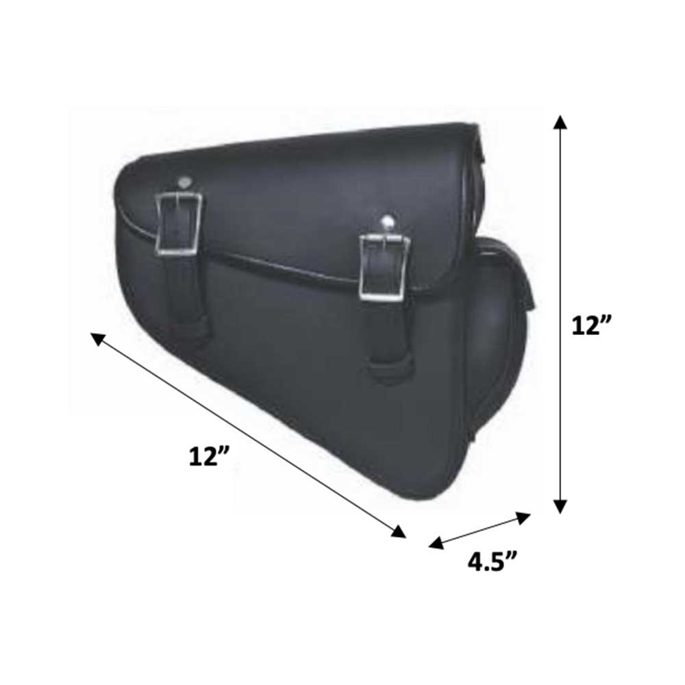 The Style # 9561.00 swing arm bag by Unik offers practicality and modern design for motorcycle enthusiasts. 