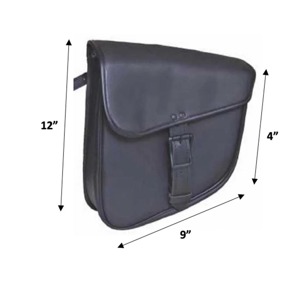 The Style # 9565.00 PVC swing arm bag by Unik offers practicality and modern design for motorcycle enthusiasts
