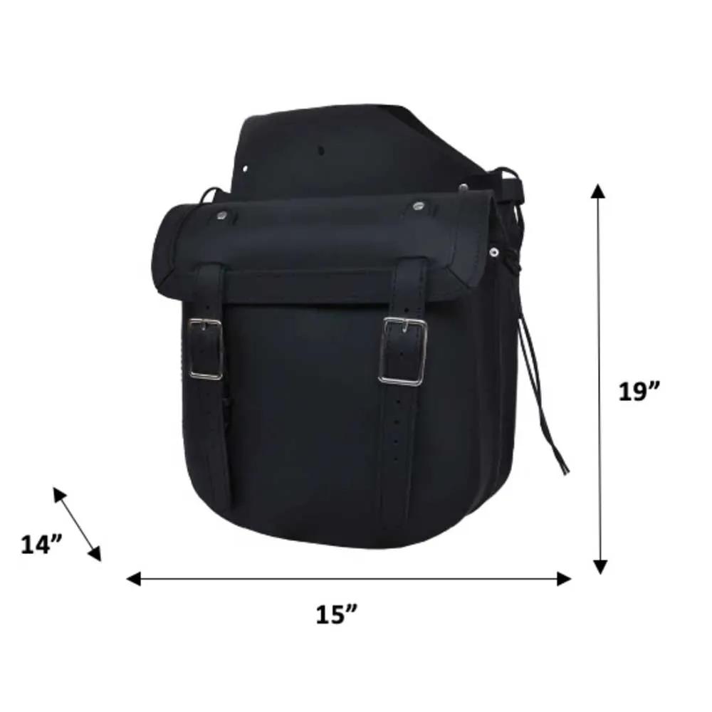 It offers spacious dimensions, sturdy construction, and a classic design suitable for motorcycle enthusiasts. Made in Pakistan.