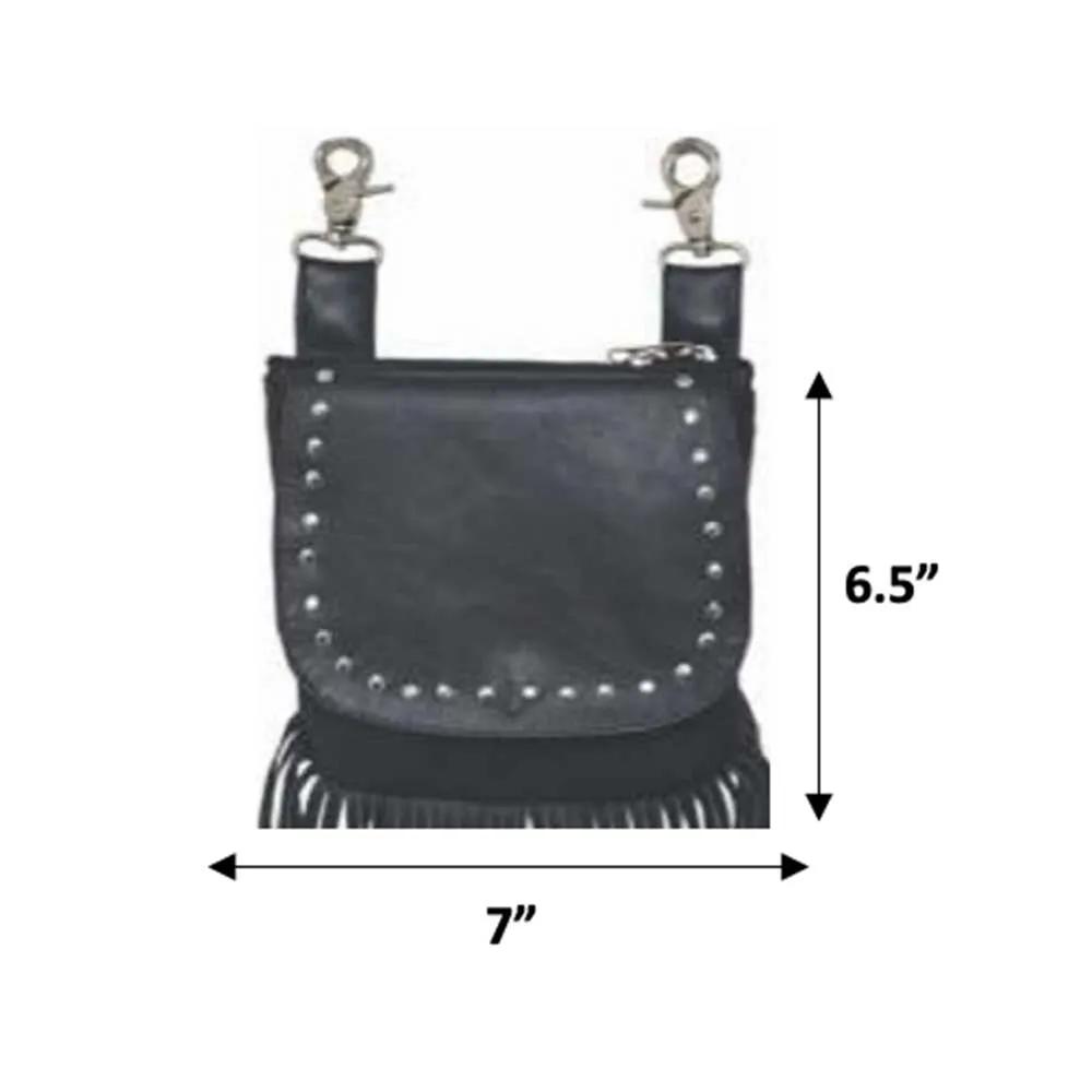 Women’s Cowhide Leather Clip on Bag