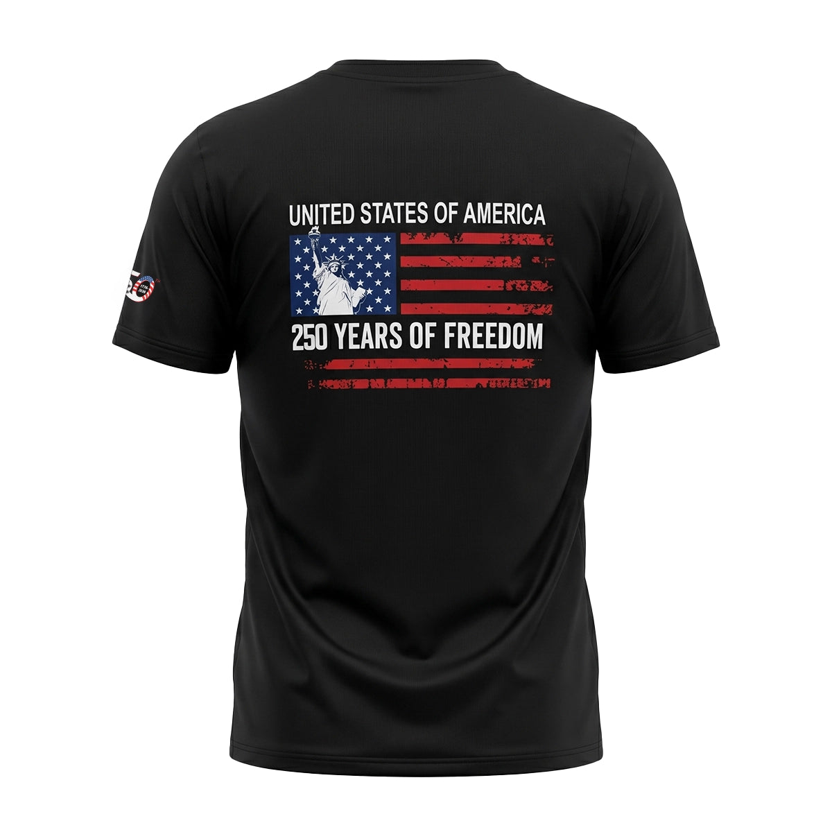 Men's Patriotic T-Shirt - USA 250 Years of Freedom