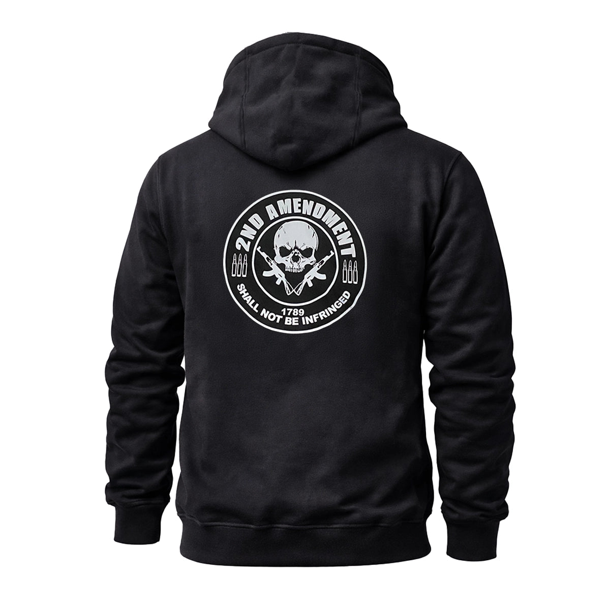 Mens 2nd Amendment Hoodie Sweatshirt - Black