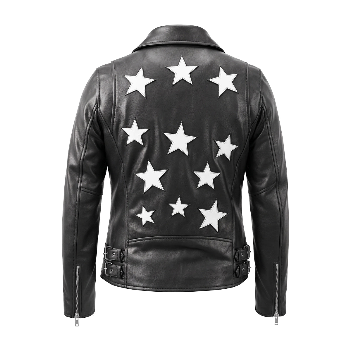 Rebel Queen - Women's Lambskin Leather Motorcycle Jacket