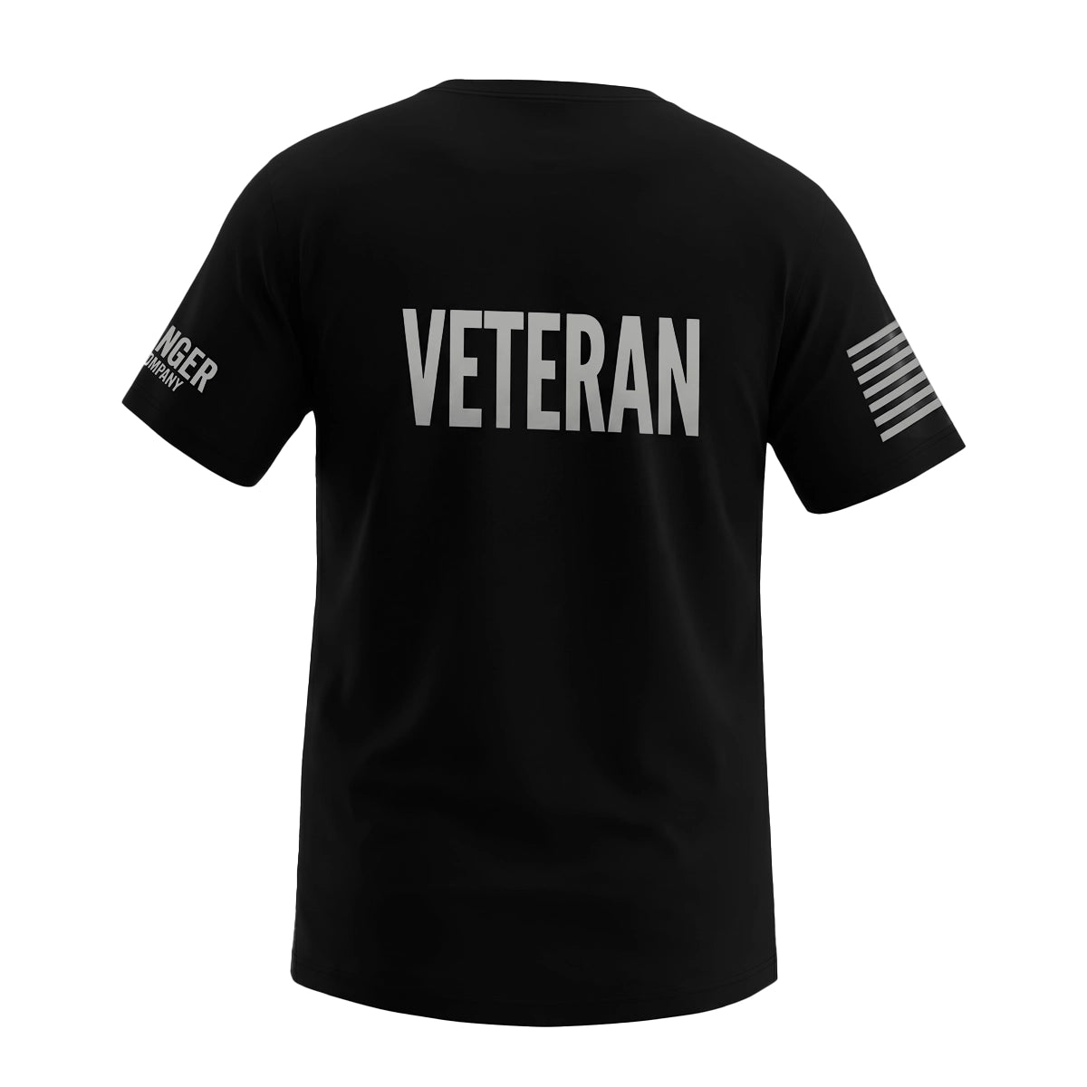 Mens Veterens T-Shirt - Black