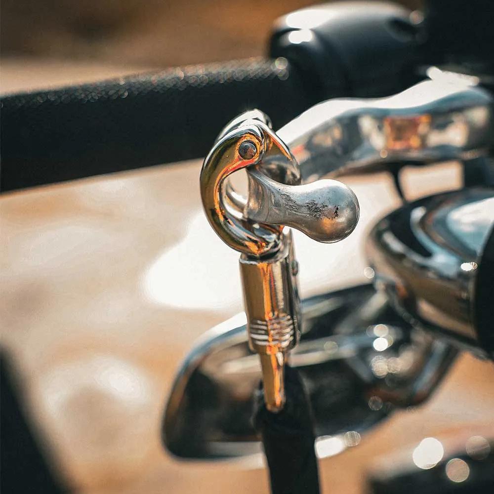 Elevate your riding experience with our meticulously crafted biker get back whips, expertly fashioned from premium cowhide leather.