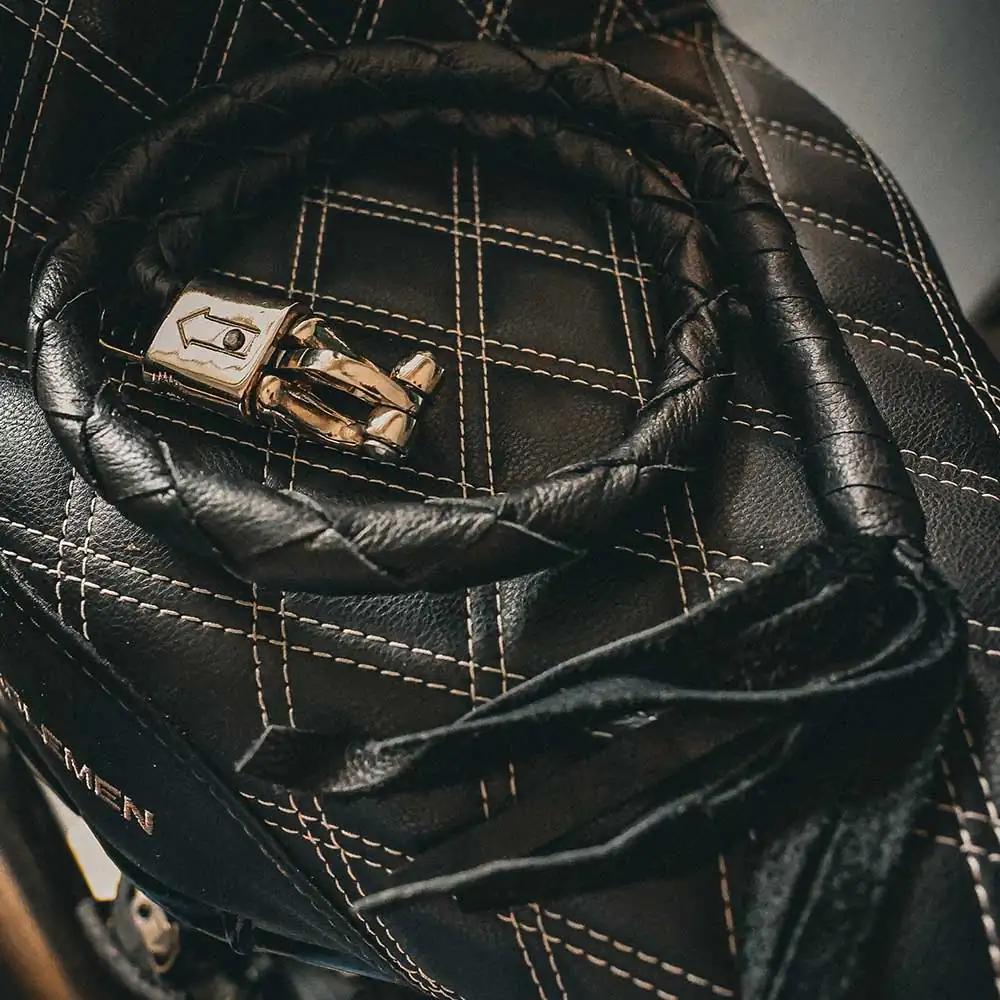 Elevate your riding experience with our meticulously crafted biker get back whips, expertly fashioned from premium cowhide leather.