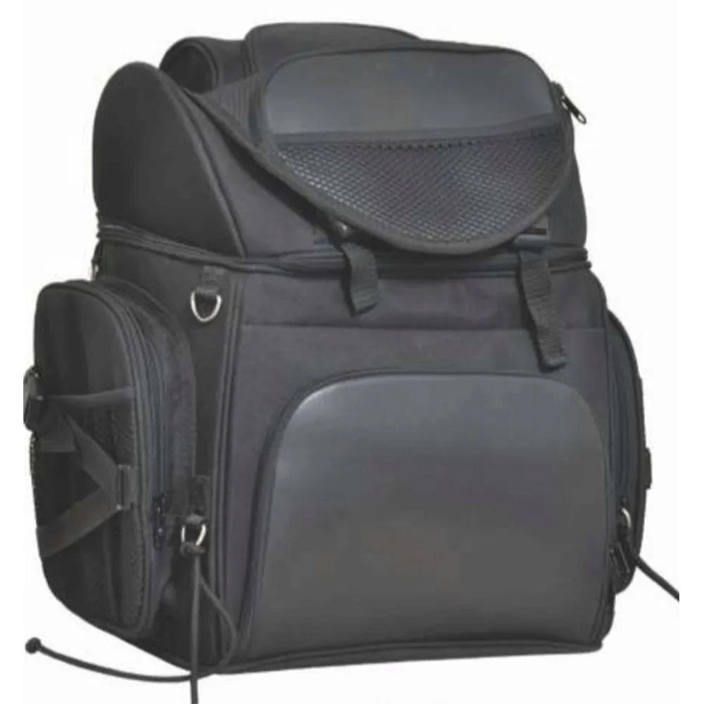 Black backpack for bikers