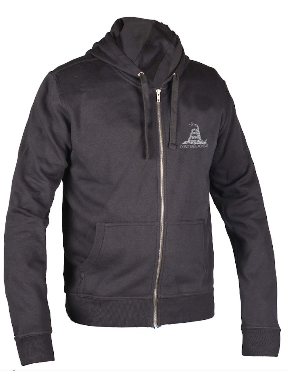 Black hoodie with a logo 