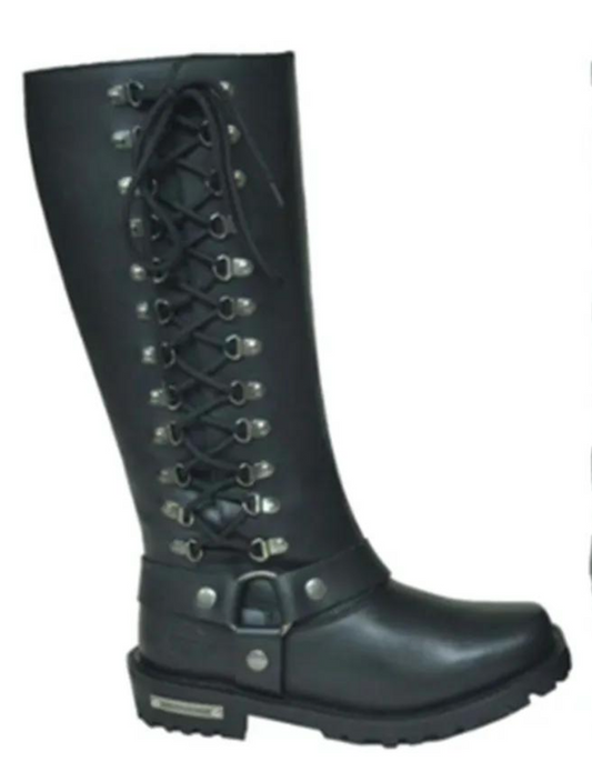 Black knee-high boot 