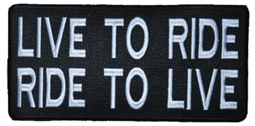 Embroidery patch black color