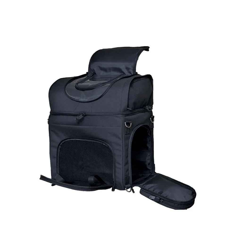 Black pet carrier 