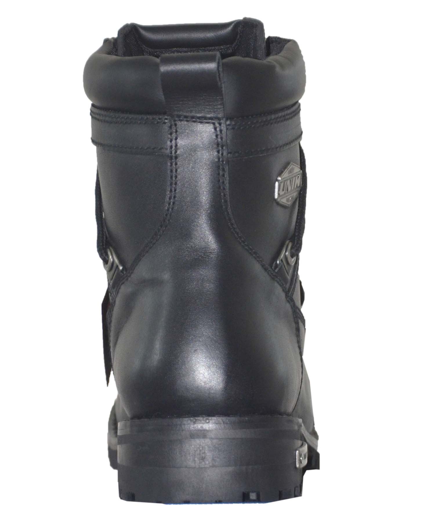 black boot in leather  