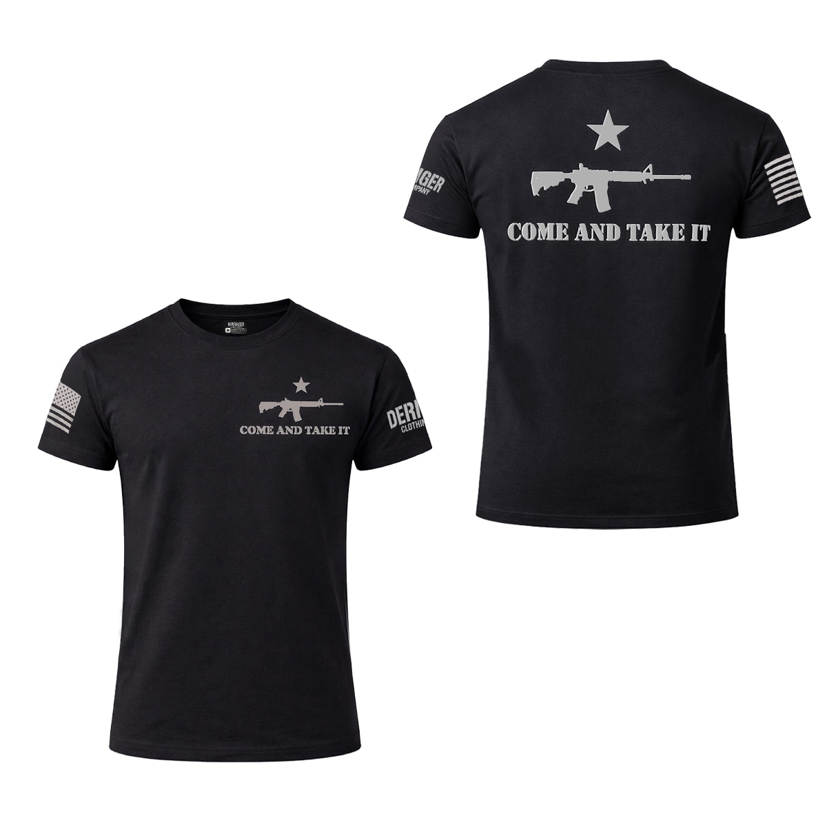 Mens Come & Take it T-Shirt - Black