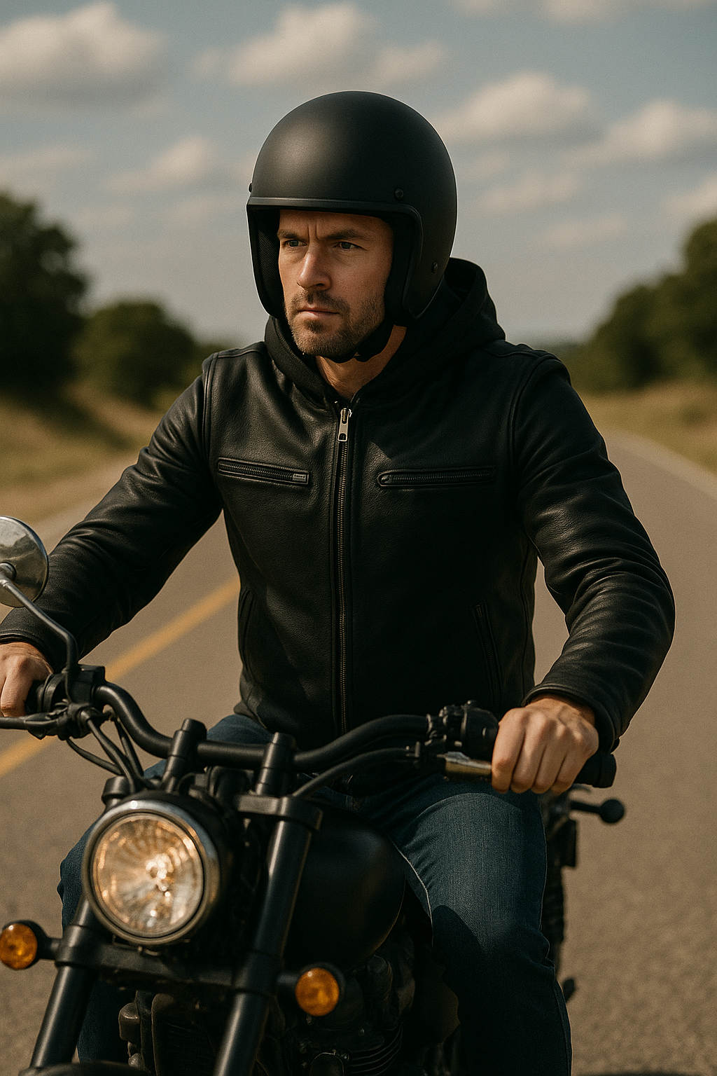 Street Rider - Mens Premium Leather Jacket