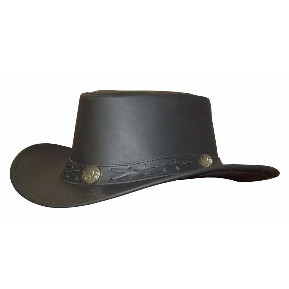 Embrace rugged elegance with the Men's Premium Cowhide Leather Cowboy Hat, designed to combine classic Western style with modern craftsmanship